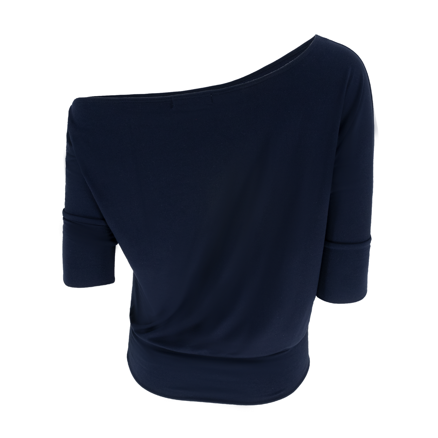 WVU “Brandy” Dolman Off-Shoulder ¾ Sleeve