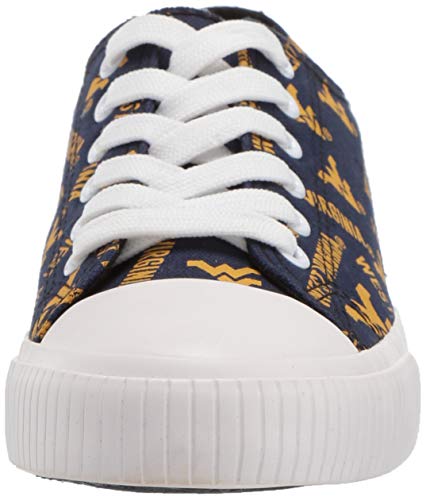 Womens Low Top Repeat Print Canvas Shoes