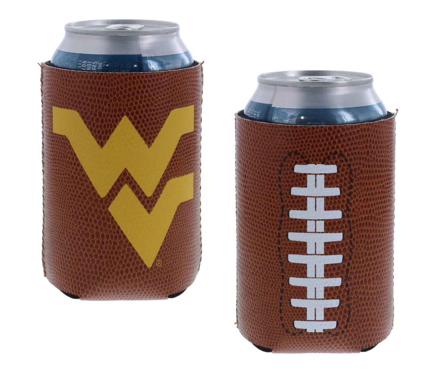 WVU Pigskin Can Cooler 2-Pack